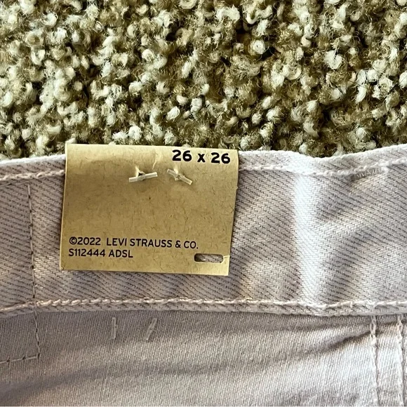 New with tags Levi's 501 light purple Straight Leg Jeans Classic Denim - Picture 7 of 11